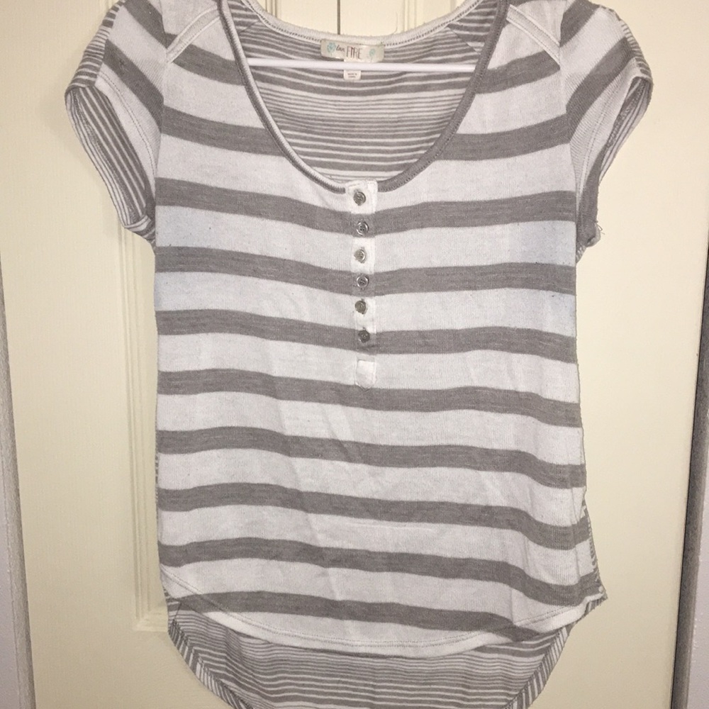 striped T-shirt